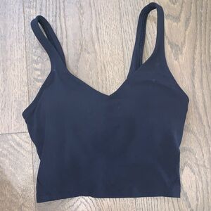 Lululemon Athletica Black V-Neck Bra Top